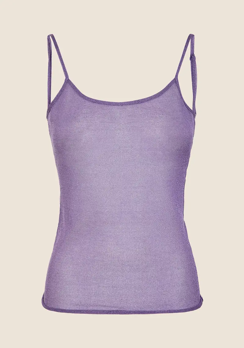 Canotta Donna F**K Lilla 0927-LC miniatura 3