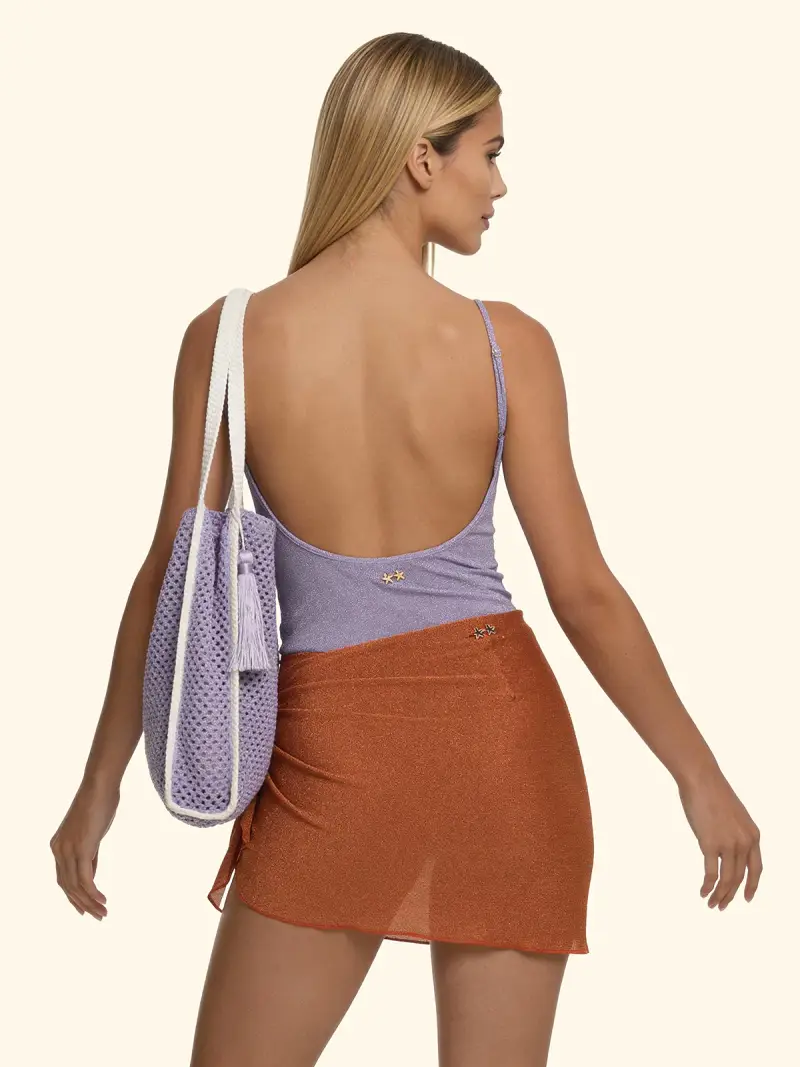 Canotta Donna F**K Lilla SW1146-LC miniatura 2