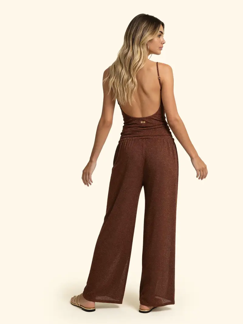 Canotta Donna F**K Marrone SW1146-BN miniatura 2