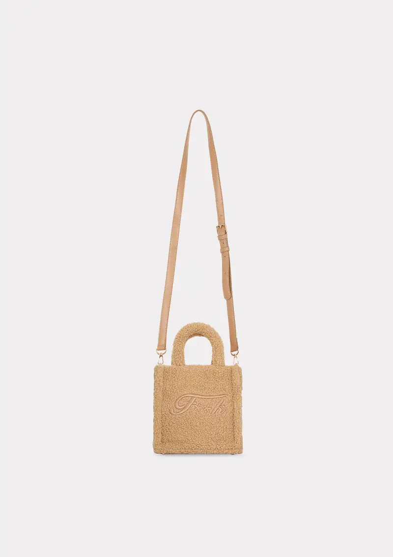 Cesto Bag Donna F**K Beige WW0010-BG miniatura 2