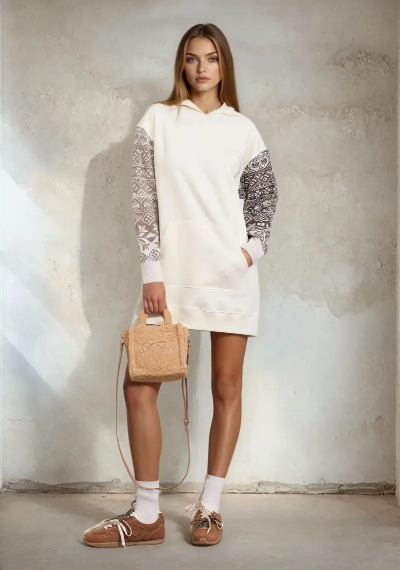 Cesto Bag Donna F**K Beige WW0010-BG miniatura 4