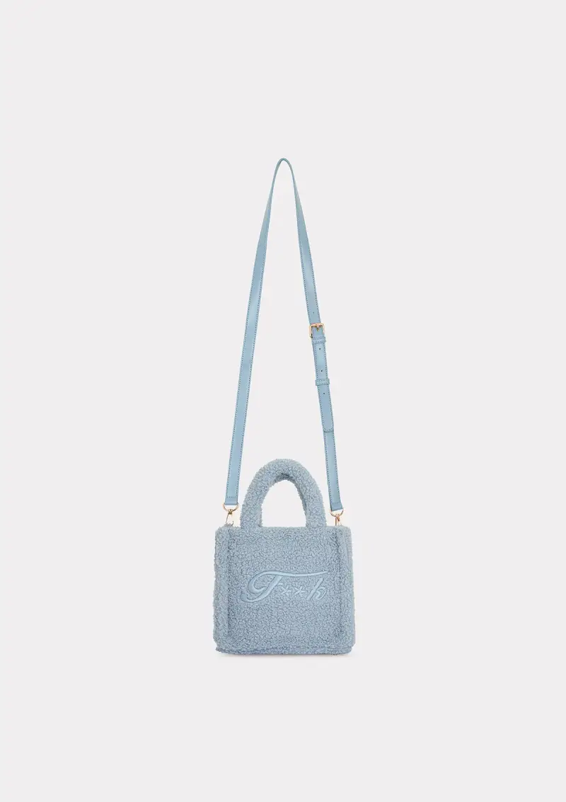 Cesto Bag Donna F**K Light Blue WW0010-LG miniatura 2