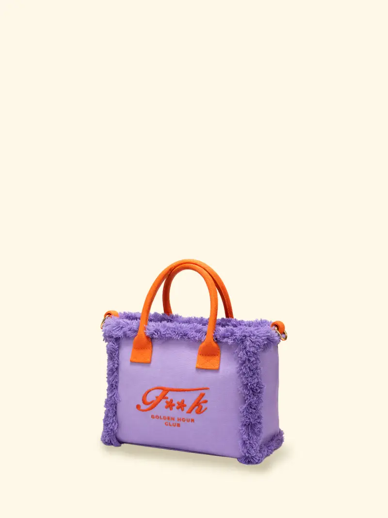 Cesto Bag Donna F**K Viola SW0104-VI miniatura 2