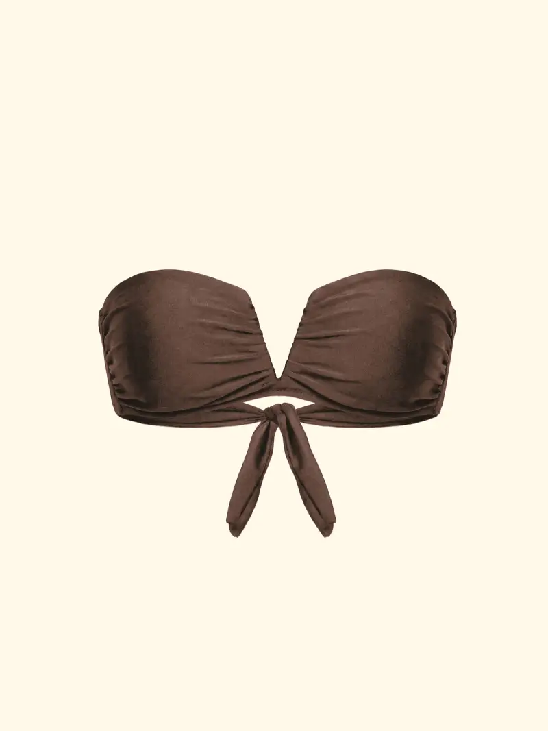 Fascia a V con Ferretto Donna F**K Marrone SW1902-BN miniatura 3