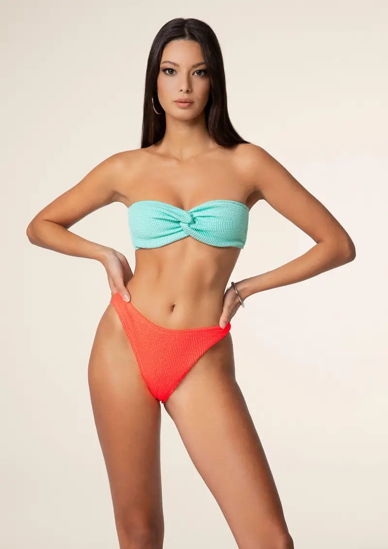 Fascia Fissa con Nodo Donna F**K Verde Acqua 1204-AQ
