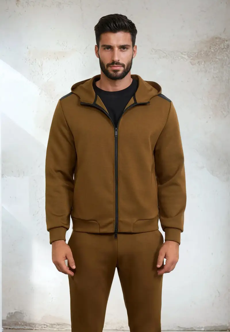 Felpa con Cappuccio Full Zip Uomo F**K Smoke M3100-SM miniatura 2