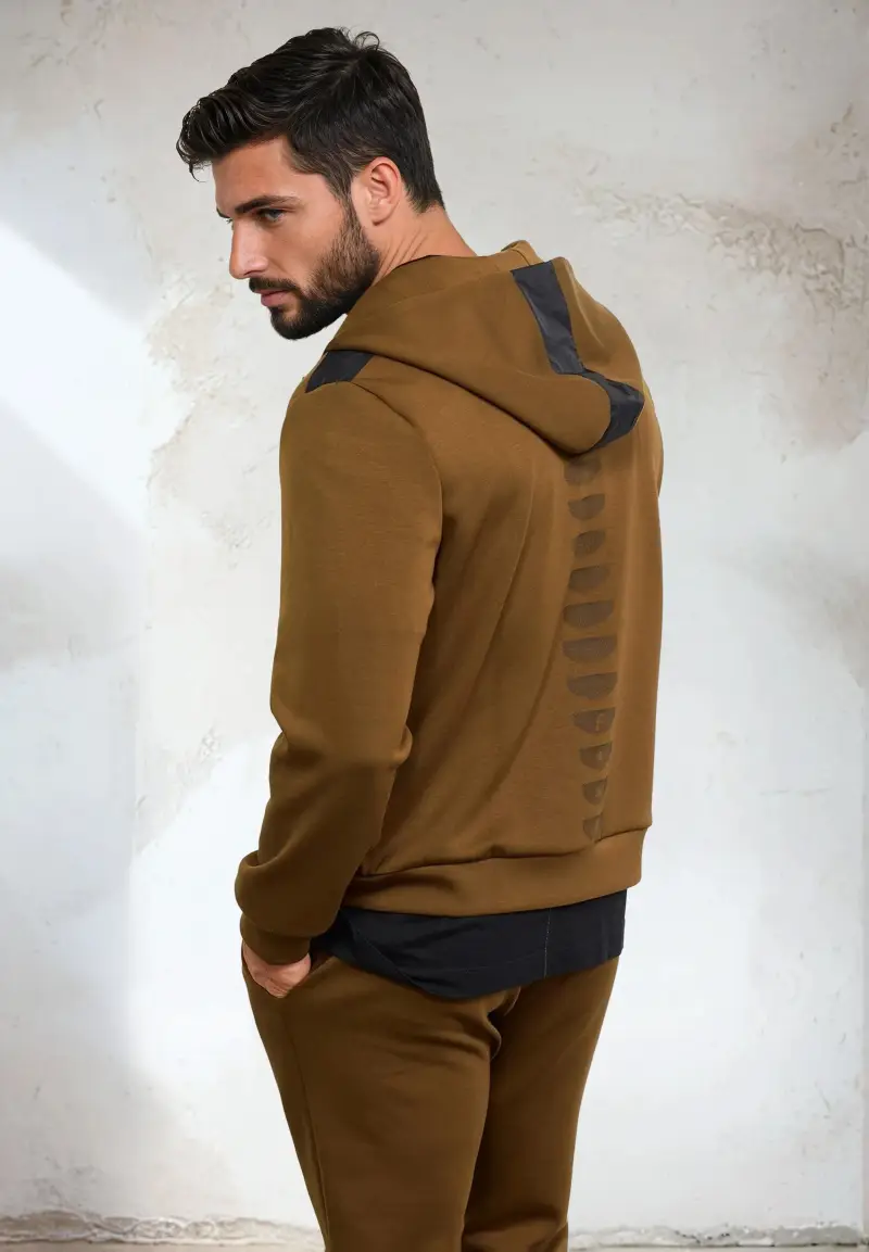 Felpa con Cappuccio Full Zip Uomo F**K Smoke M3100-SM miniatura 3