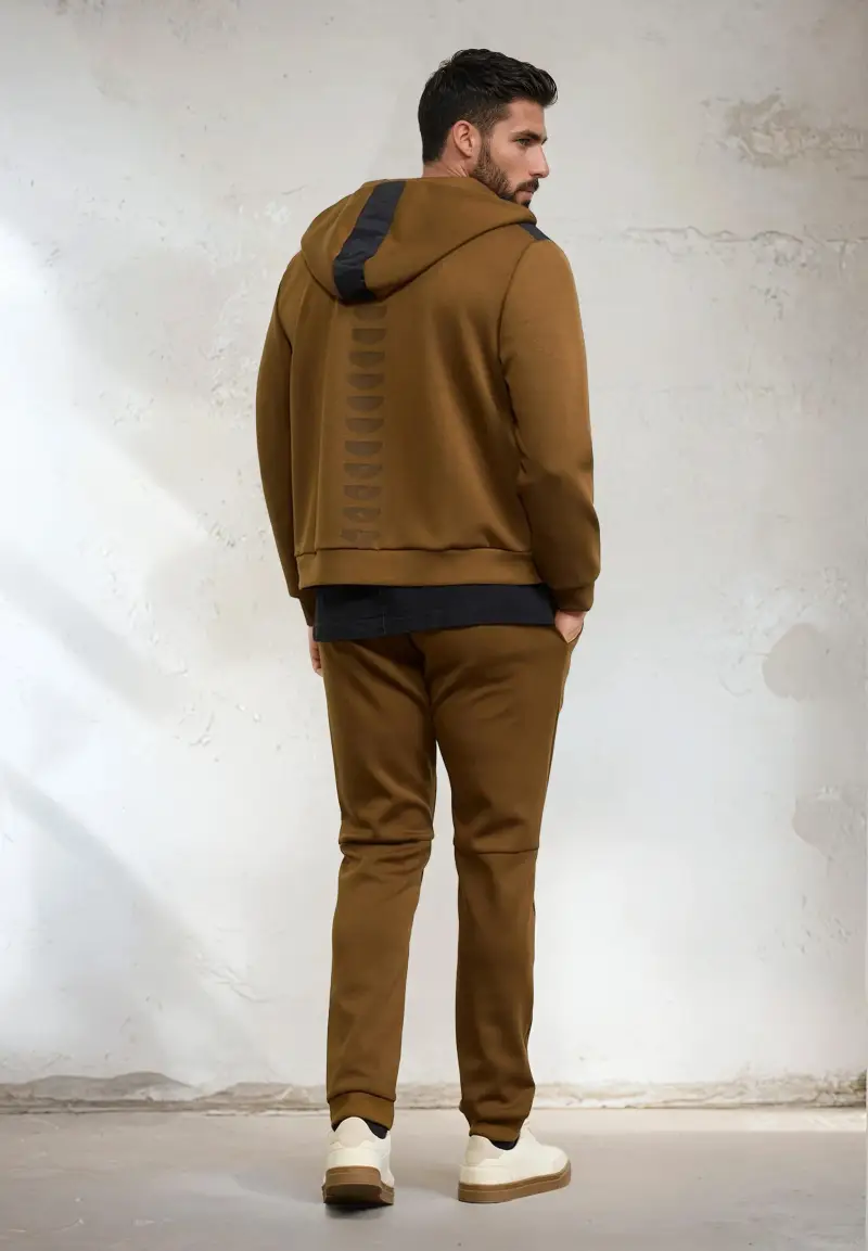 Felpa con Cappuccio Full Zip Uomo F**K Smoke M3100-SM miniatura 5