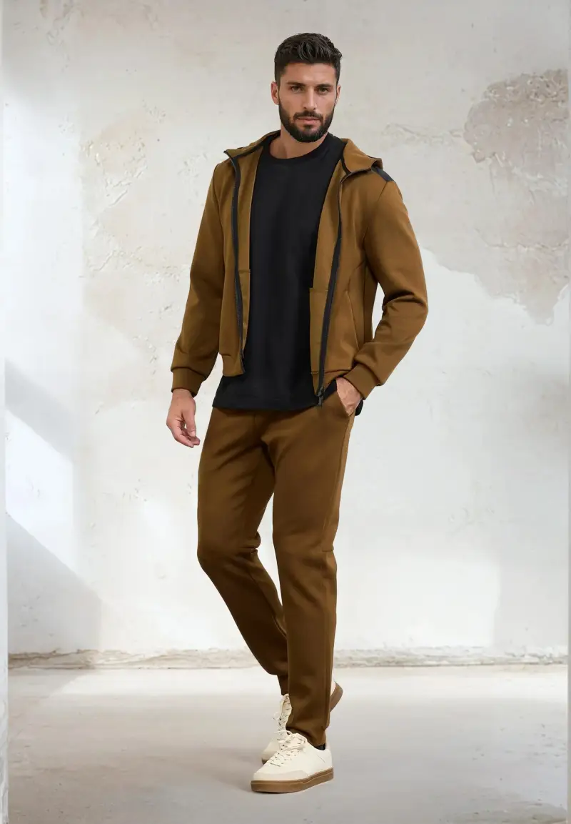 Felpa con Cappuccio Full Zip Uomo F**K Smoke M3100-SM