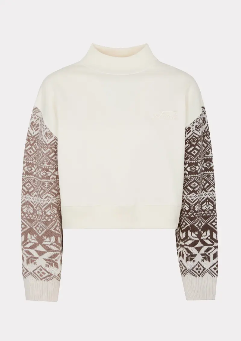 Felpa Crop Donna F**K Butter W0202-BT miniatura 4