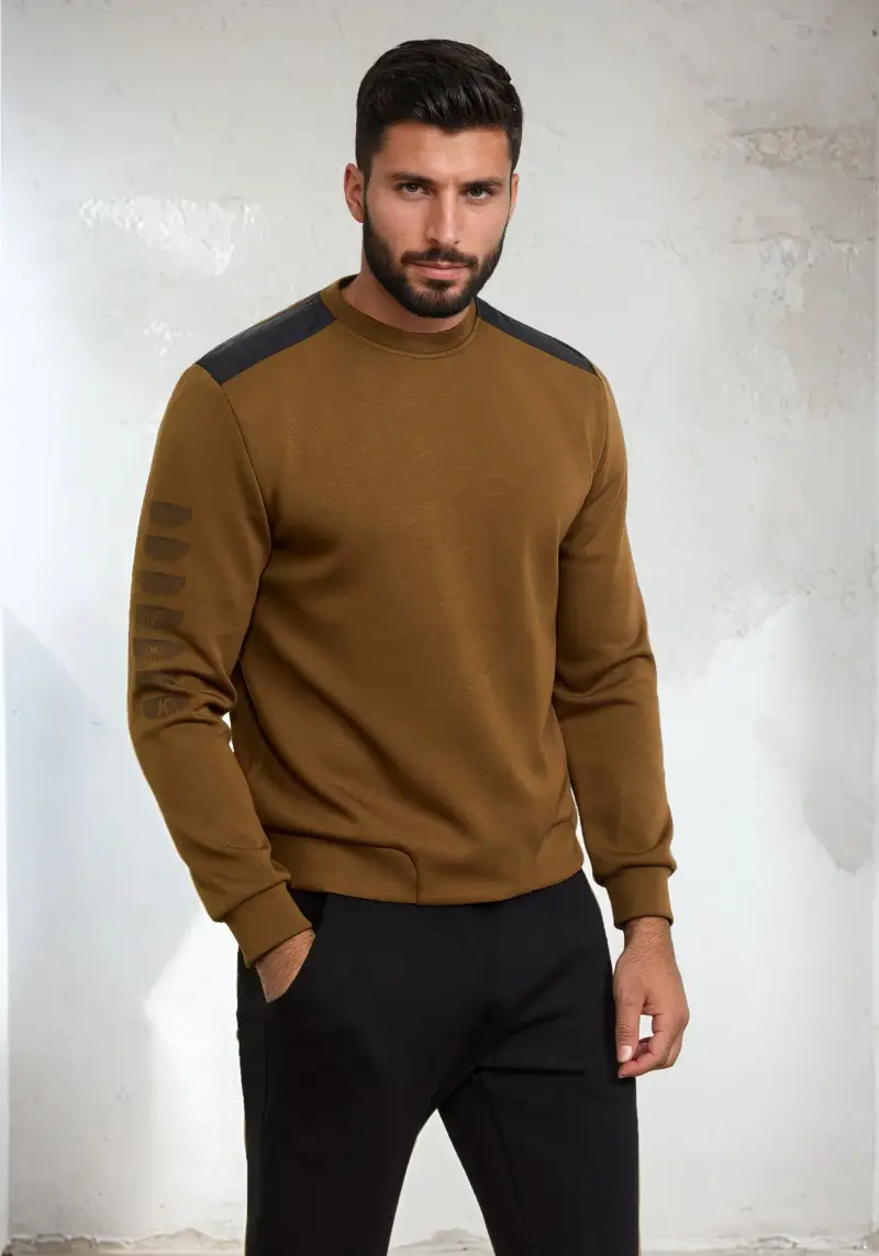 Felpa Paricollo Uomo F**K Smoke M3102-SM miniatura 2