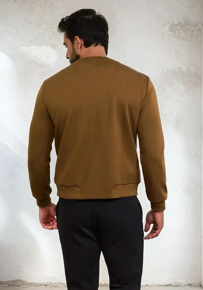 Felpa Paricollo Uomo F**K Smoke M3102-SM miniatura 3