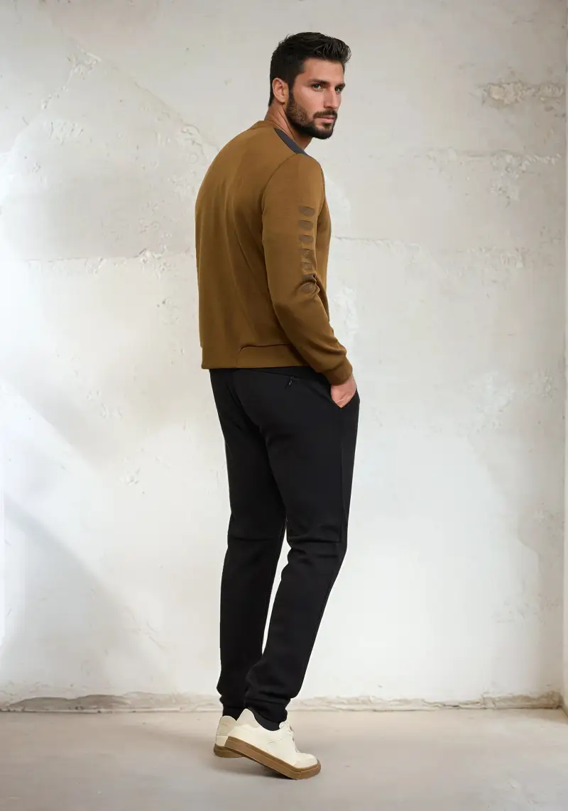 Felpa Paricollo Uomo F**K Smoke M3102-SM miniatura 4