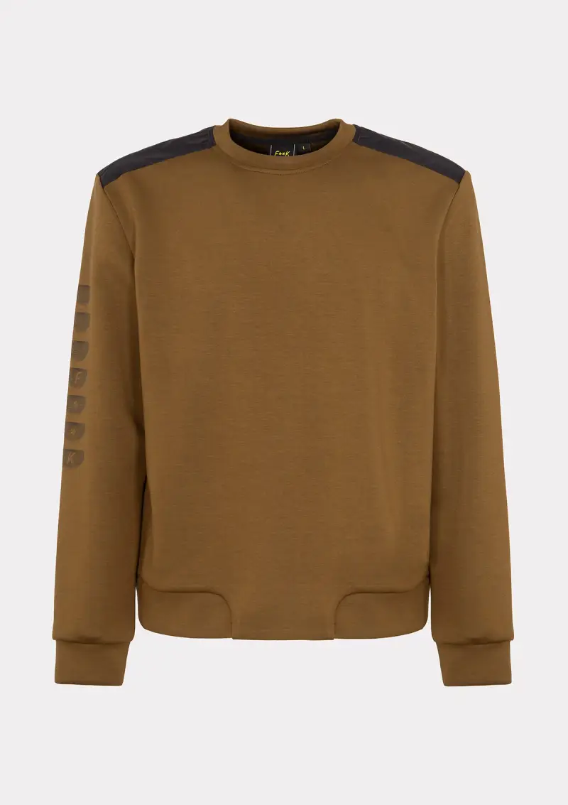 Felpa Paricollo Uomo F**K Smoke M3102-SM miniatura 5