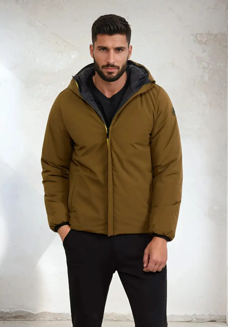 Giubotto Imbottito con cappuccio Uomo F**K Smoke M3201-SM miniatura 2