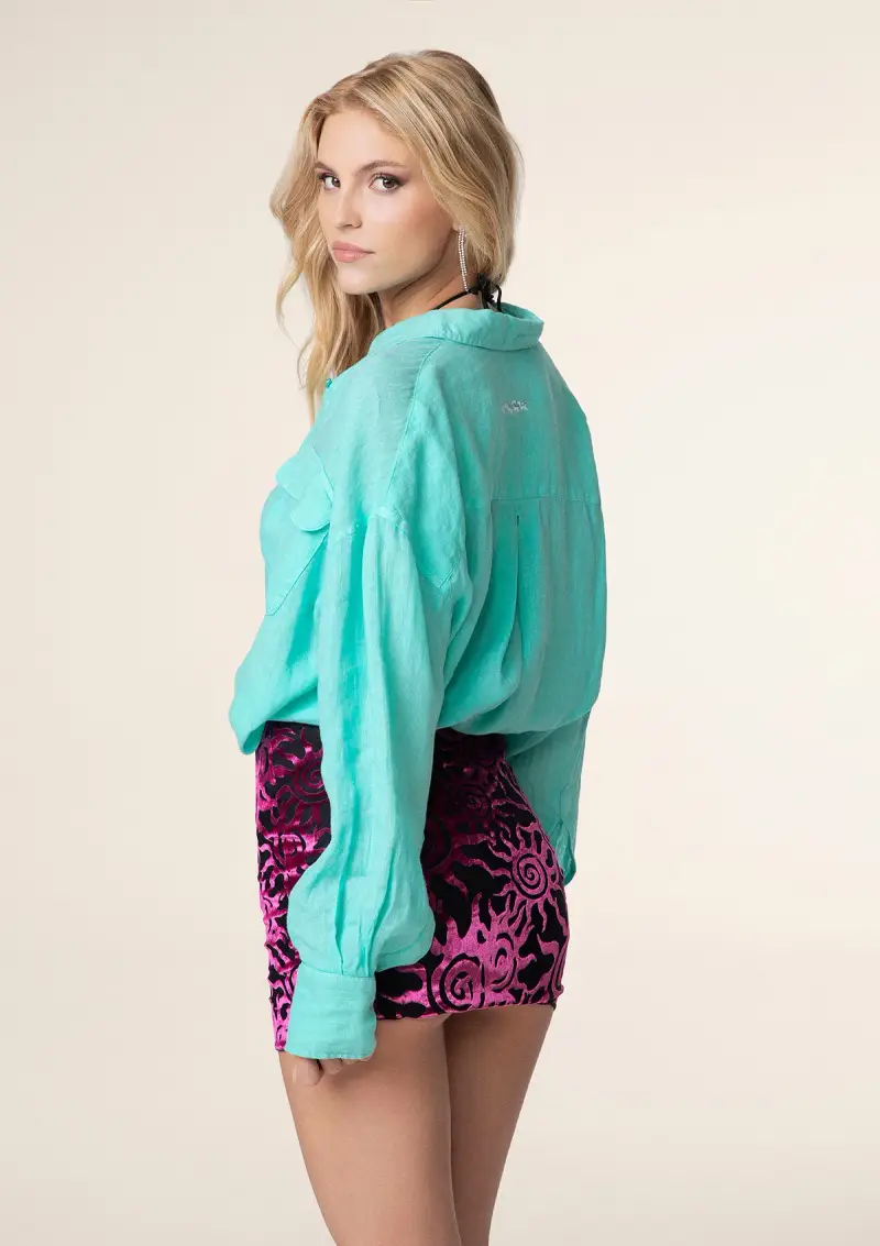 Gonna Corta Donna F**K Fantasia 0817-BK miniatura 3