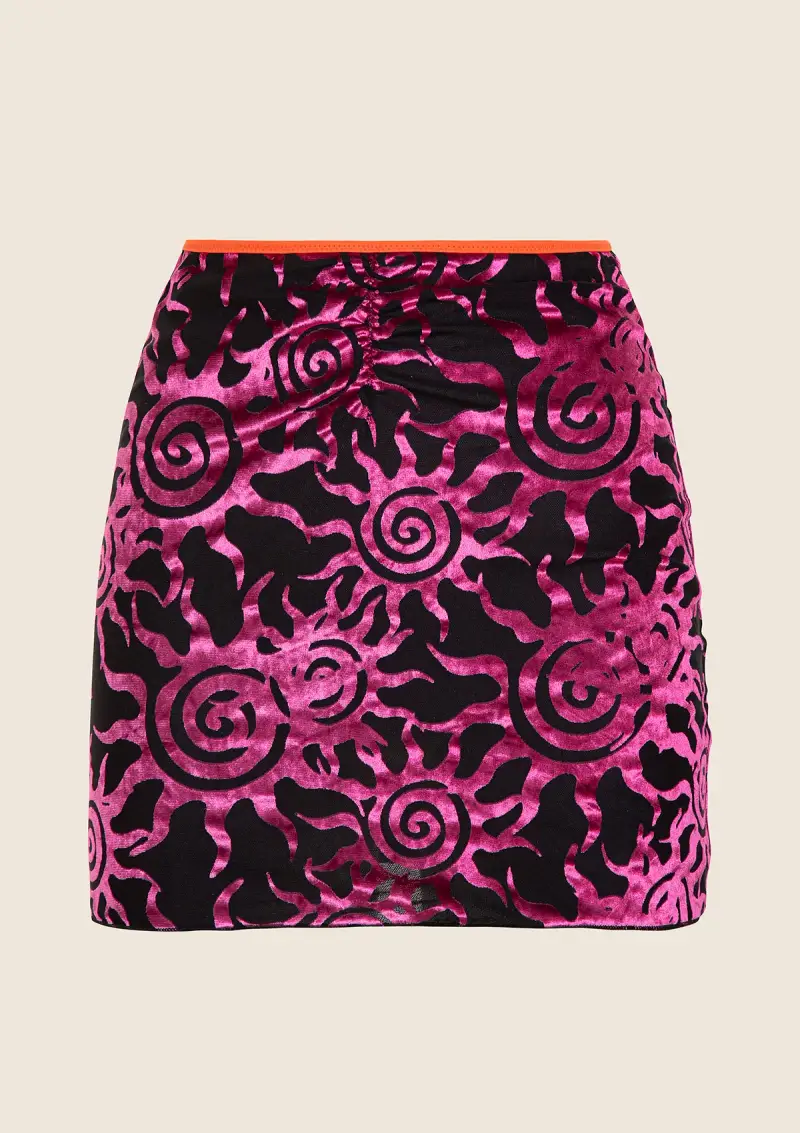 Gonna Corta Donna F**K Fantasia 0817-BK miniatura 4