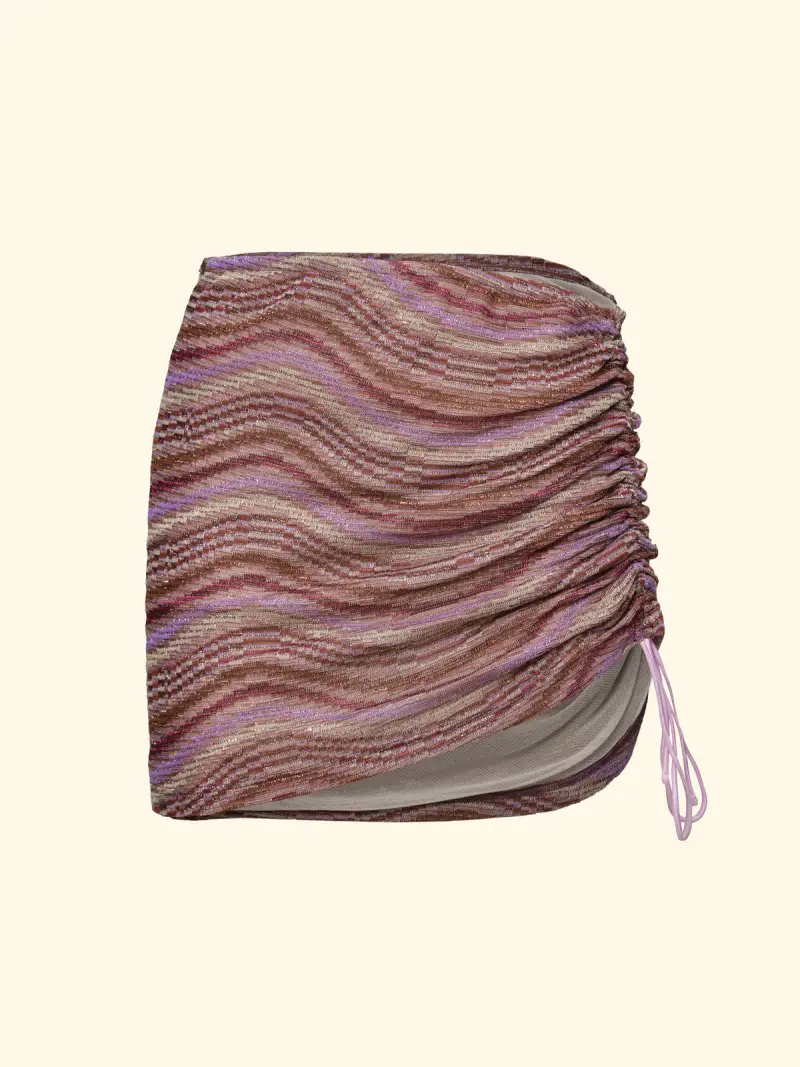 Gonna Corta Donna F**K Multicolor SW0656-MC miniatura 3