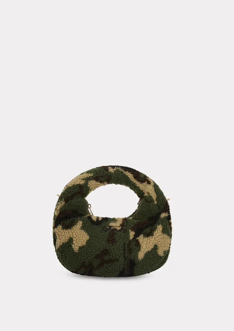 Hobo Bag Donna F**K Verde Militare WW0015-MG miniatura 3