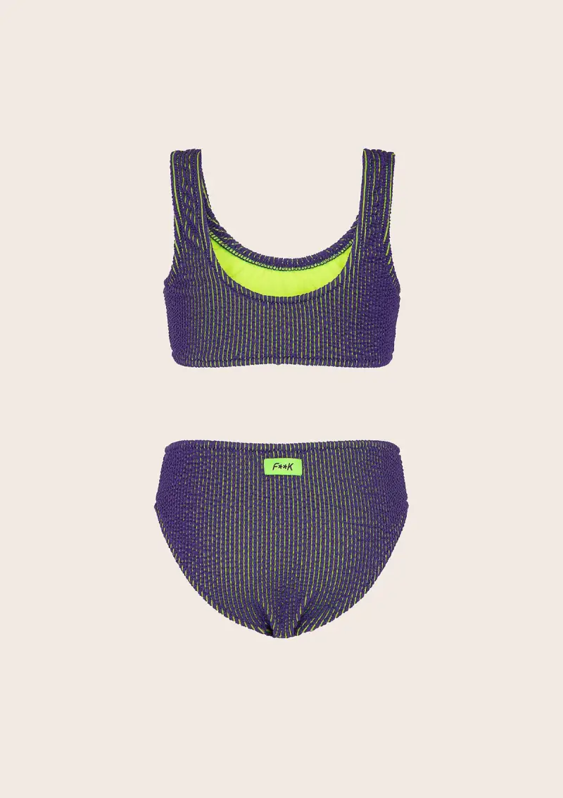 F**K JUNIOR Slip Bambina Viola 4377505 miniatura 2