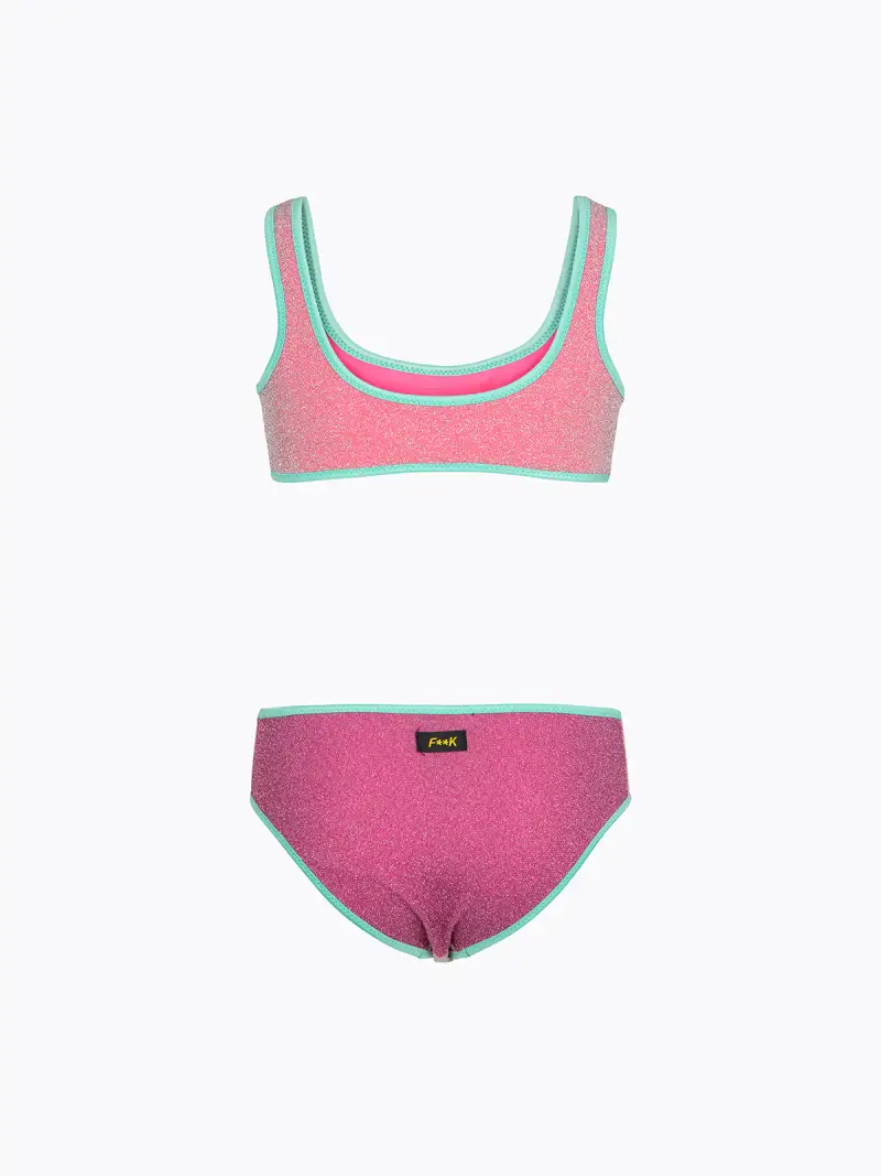 F**K JUNIOR Slip Bambina Viola 4377166 miniatura 2