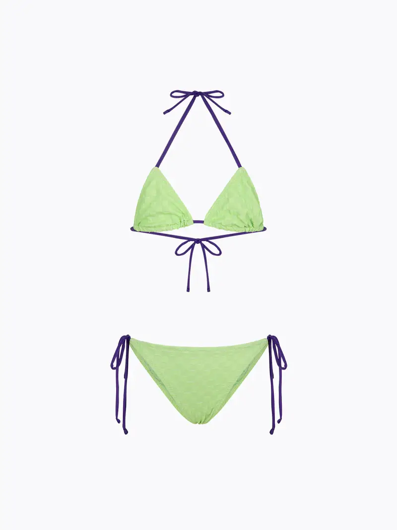Bikini Bambina F**K Triangolo con Slip Fisso Fantasia SG0700-X96