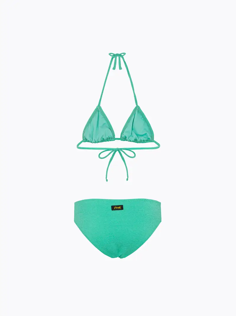 F**K JUNIOR Slip Bambina Verde 4377149 miniatura 2