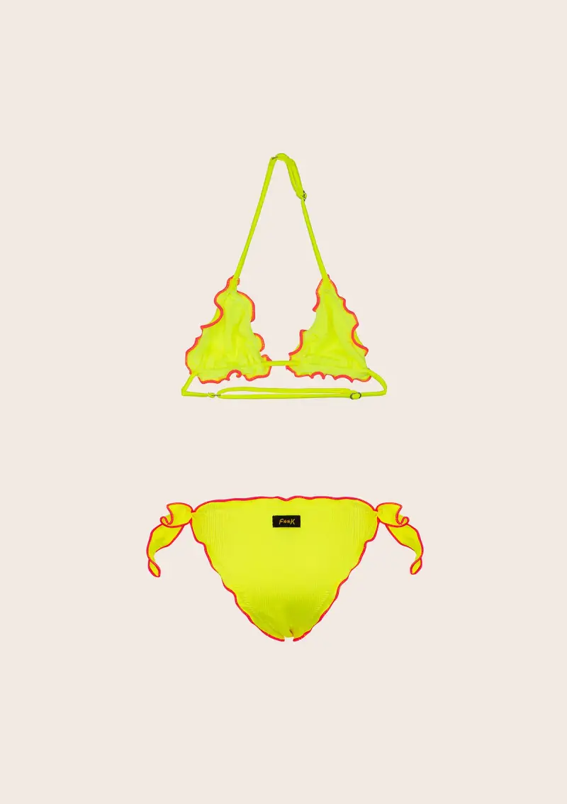 F**K JUNIOR Slip Bambina Giallo 4377506 miniatura 2