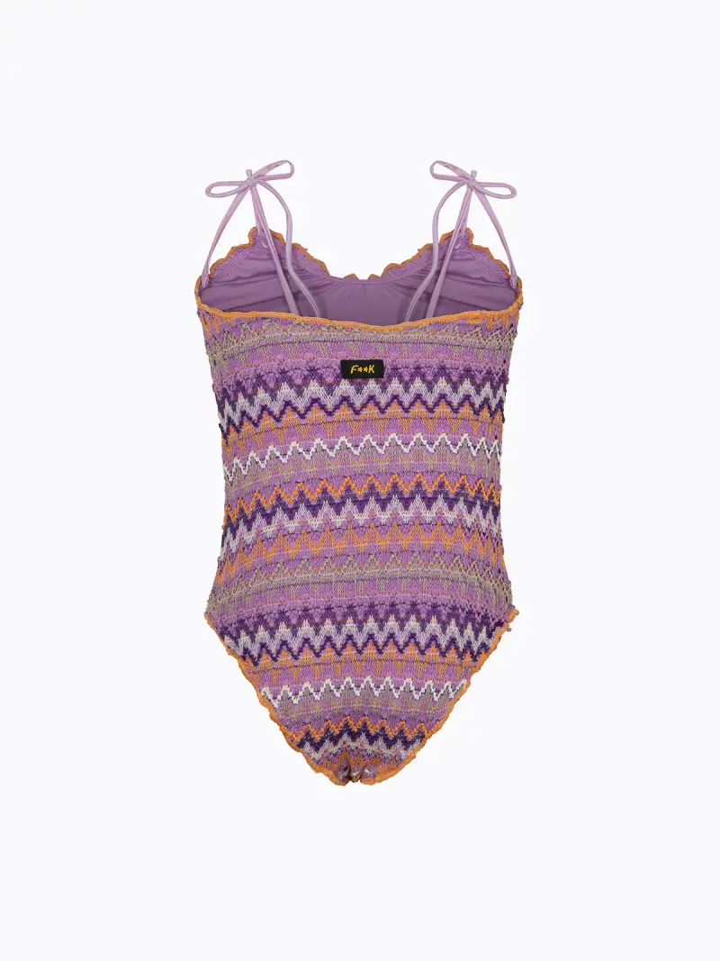 Monokini Bambina F**K Multicolor SG0222-MC miniatura 2