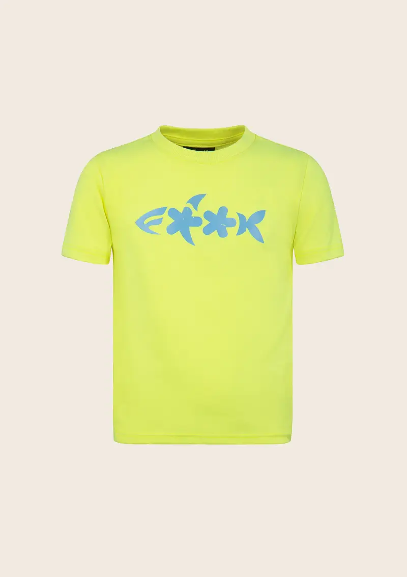 T-Shirt Bambino F**K Giallo Fluo J01TS71-FY