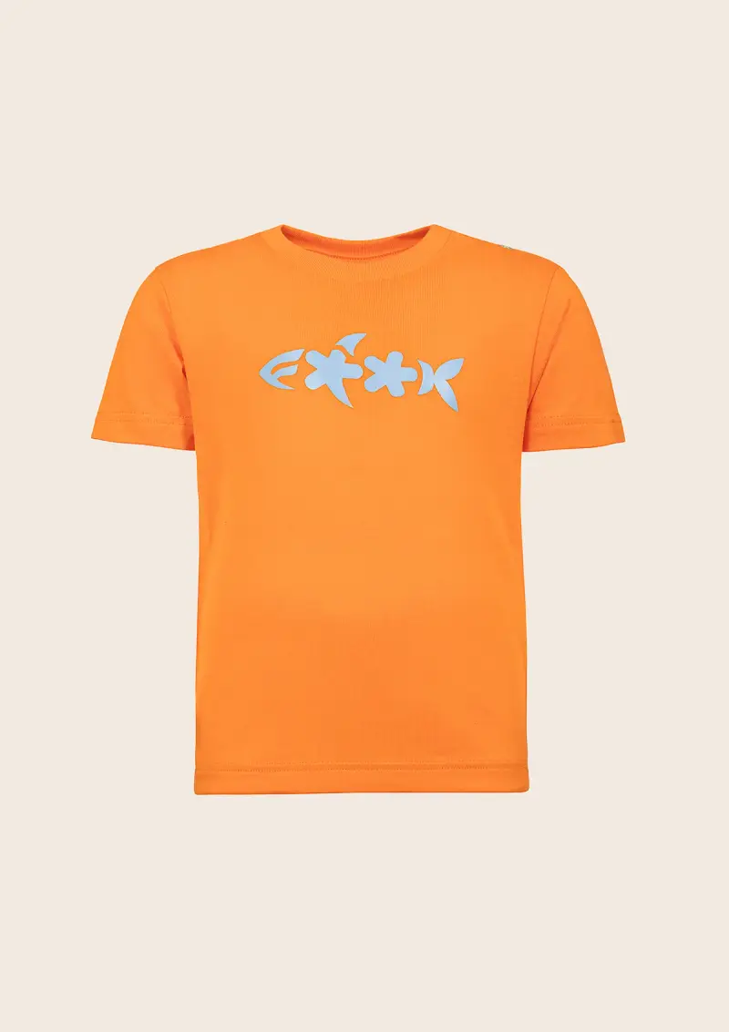 T-Shirt Neonato F**K Arancione N01TS71-OR