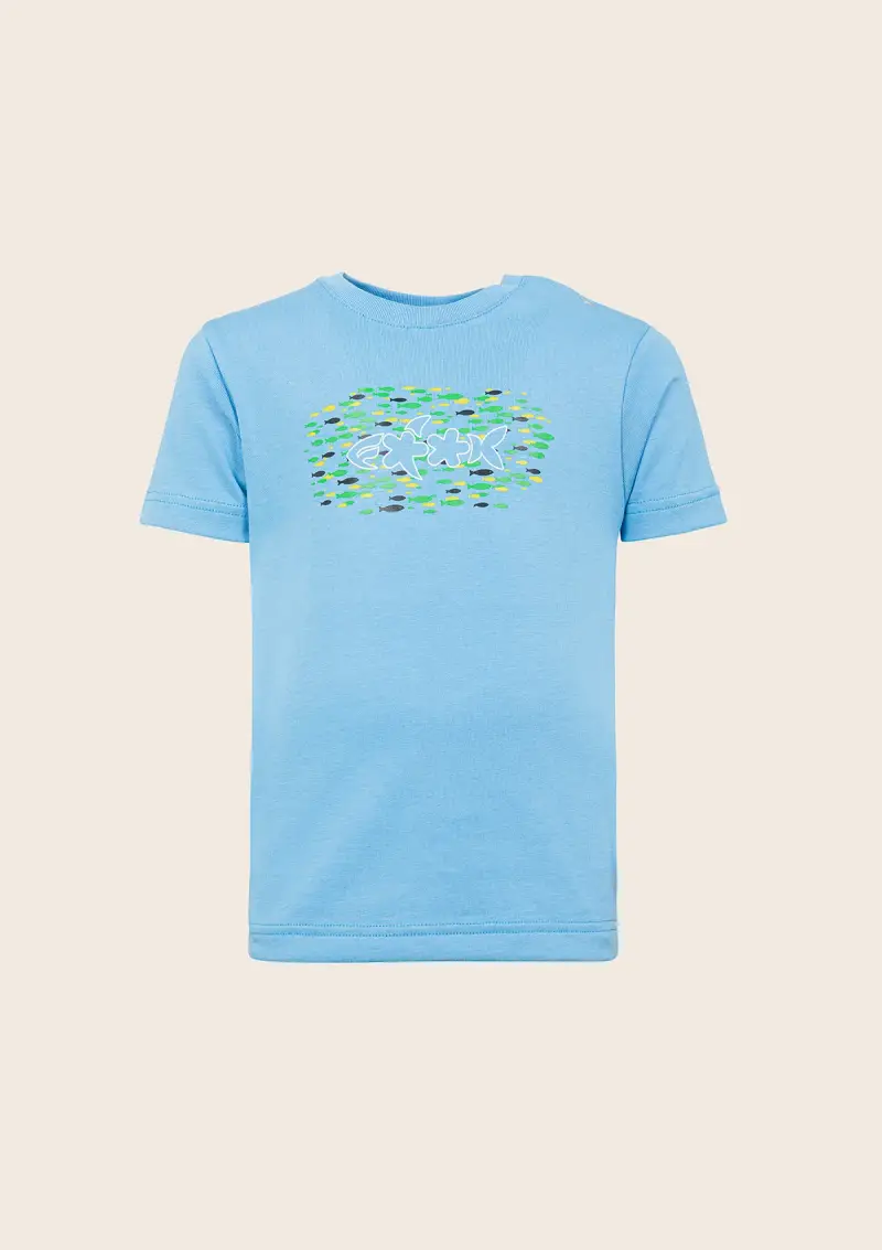 T-Shirt Neonato F**K Turchese N01TS99-TQ