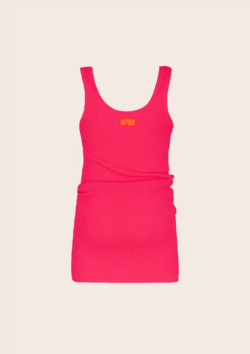 Vestito Corto Bambina F**K Fucsia G5L04DS-FX miniatura 2