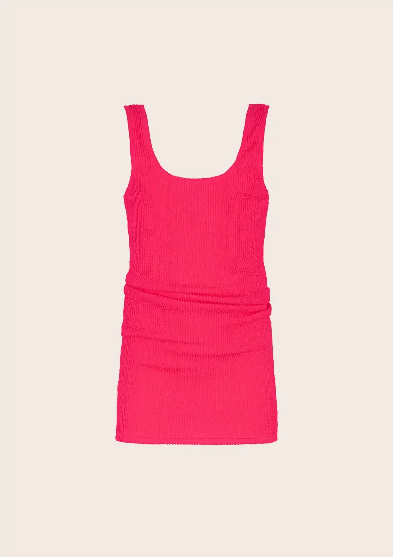 Vestito Corto Bambina F**K Fucsia G5L04DS-FX