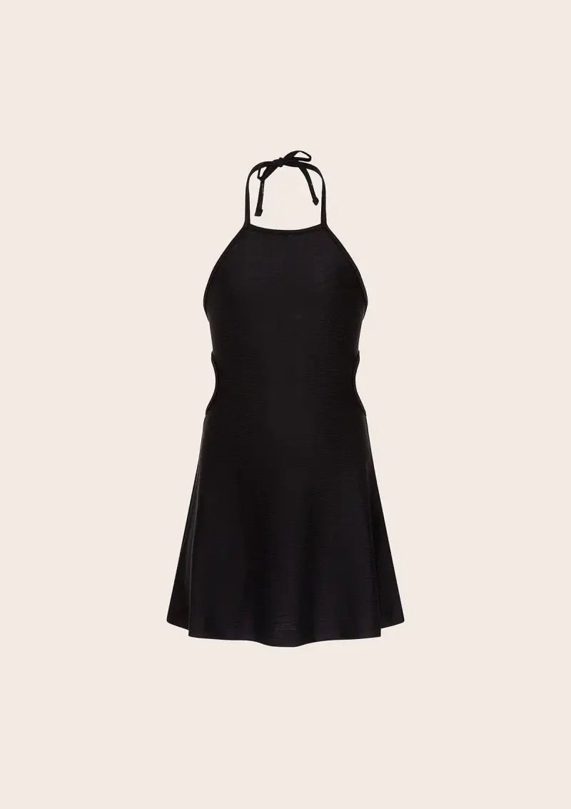 Vestito corto Bambina F**K Nero G5M05DS-BK