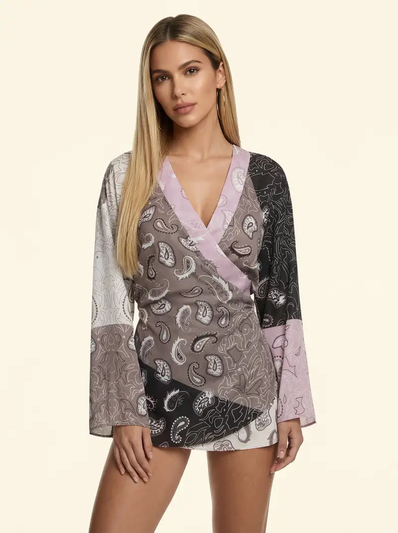 Kaftano Corto Donna F**K Fantasia SW0506-X55 miniatura 2