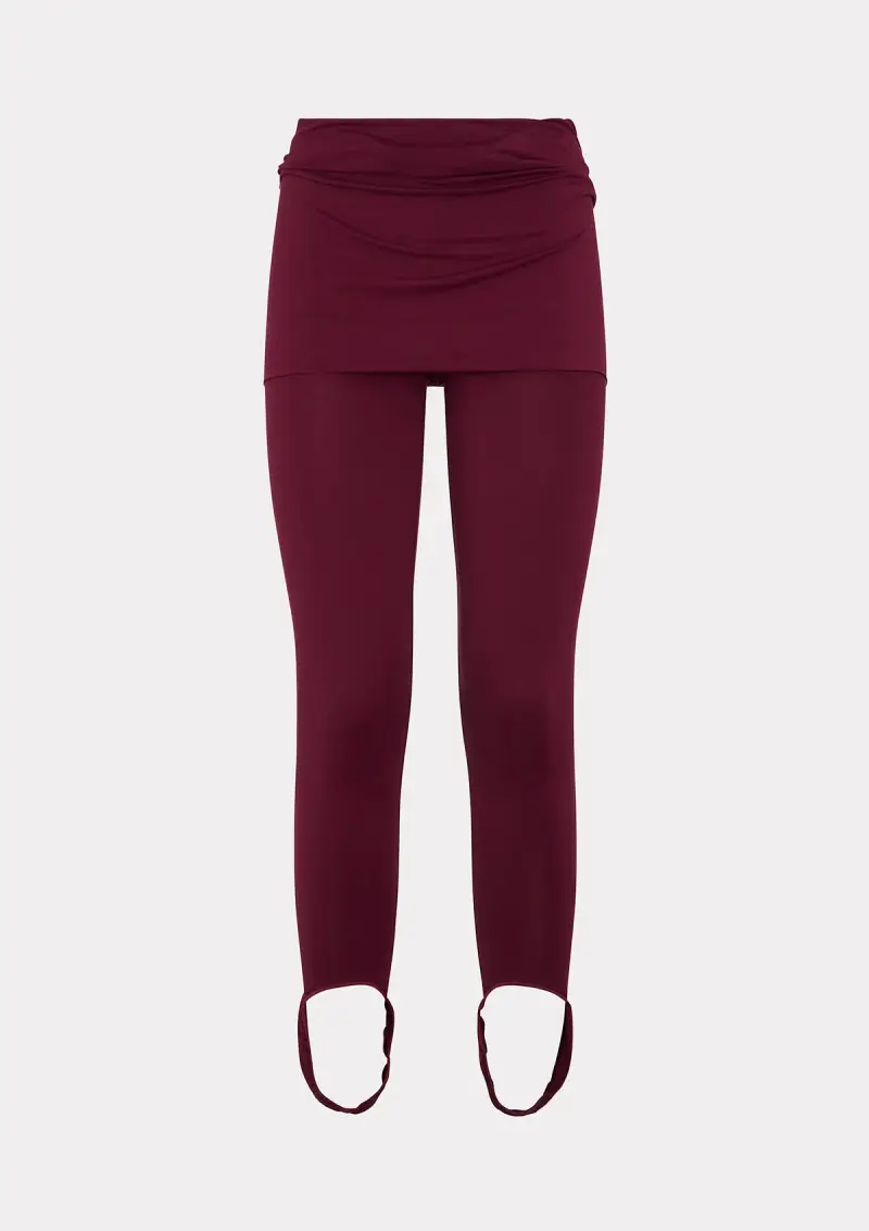 F**K Leggings Donna Bordeaux 4376689 miniatura 4