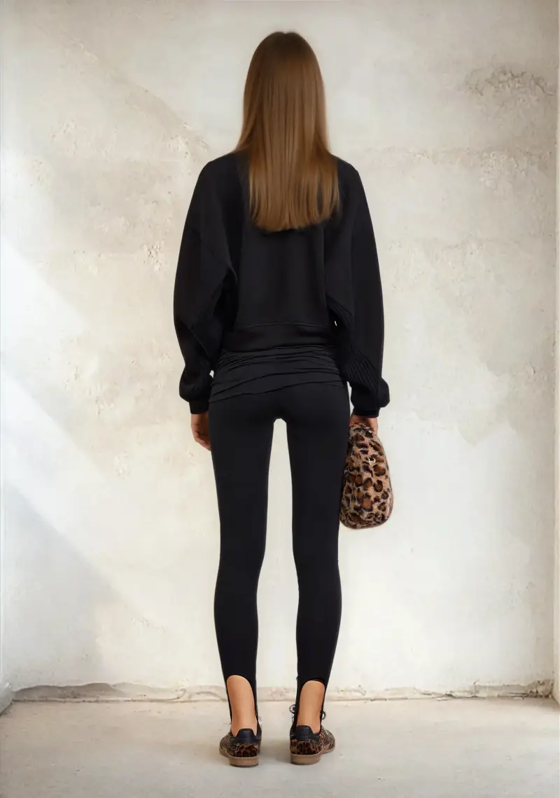 F**K Leggings Donna Nero 4376690 miniatura 4