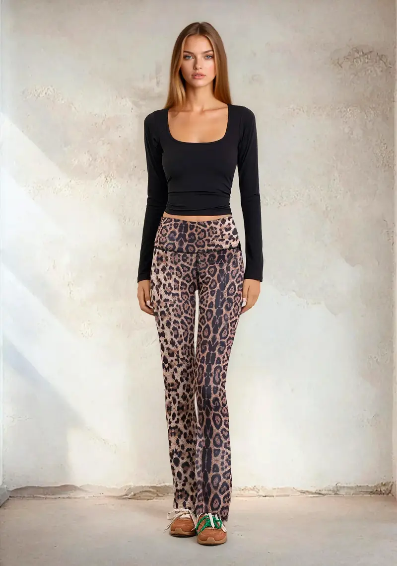 Leggings zampa Donna F**K Fantasia W0525-X04