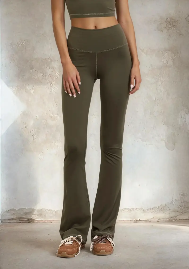 F**K Leggings Donna Verde 4376686 miniatura 2