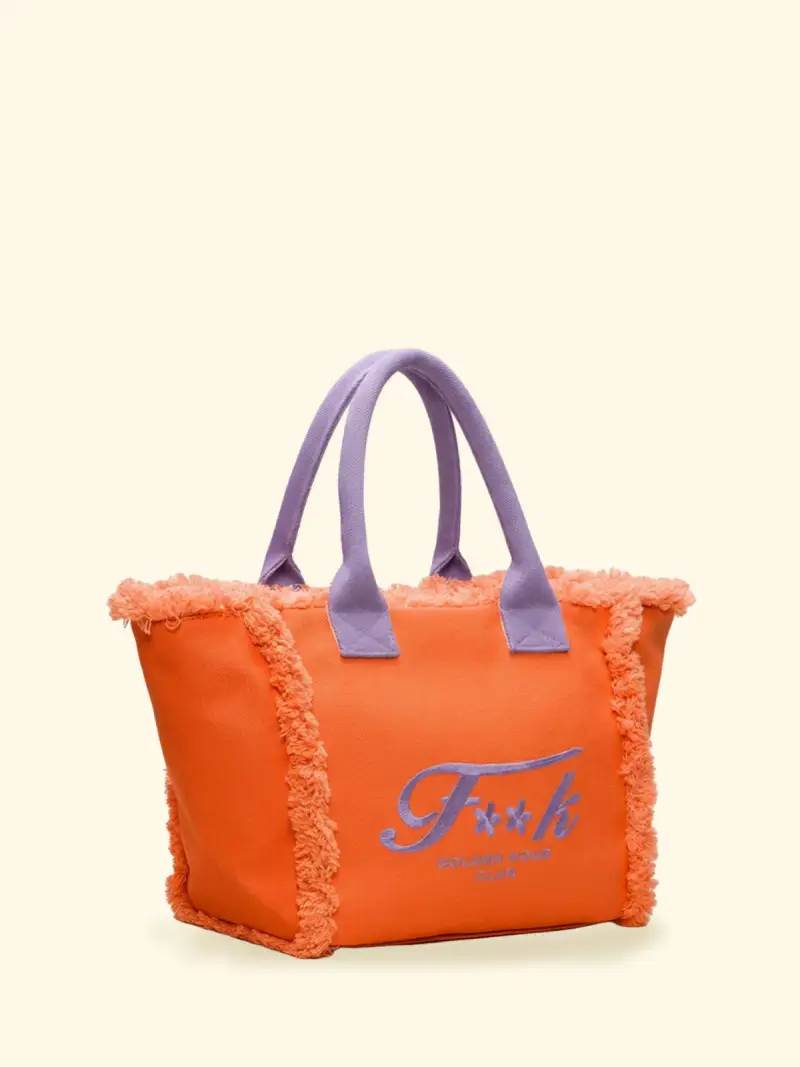 Maxi Bag Donna F**K Arancione SW0101-OR miniatura 2