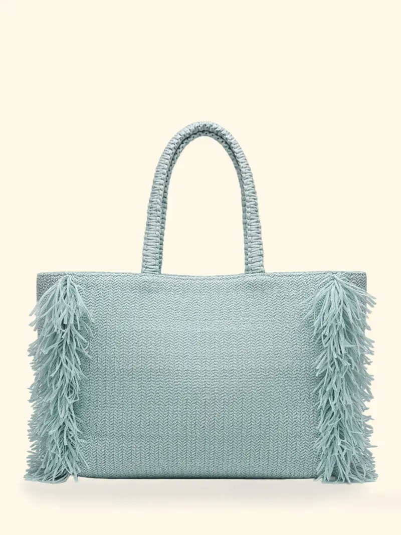 Maxi Bag Donna F**K Verde Acqua SW0040-AQ miniatura 3