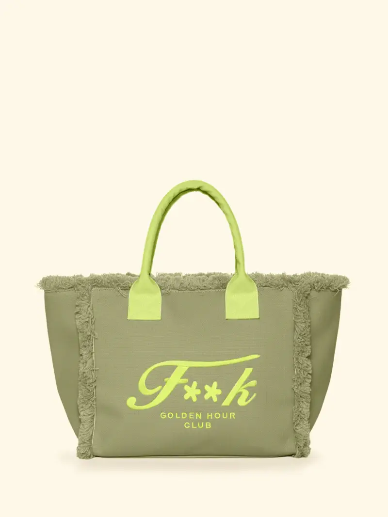 Maxi Bag Donna F**K Verde Militare SW0101-MG