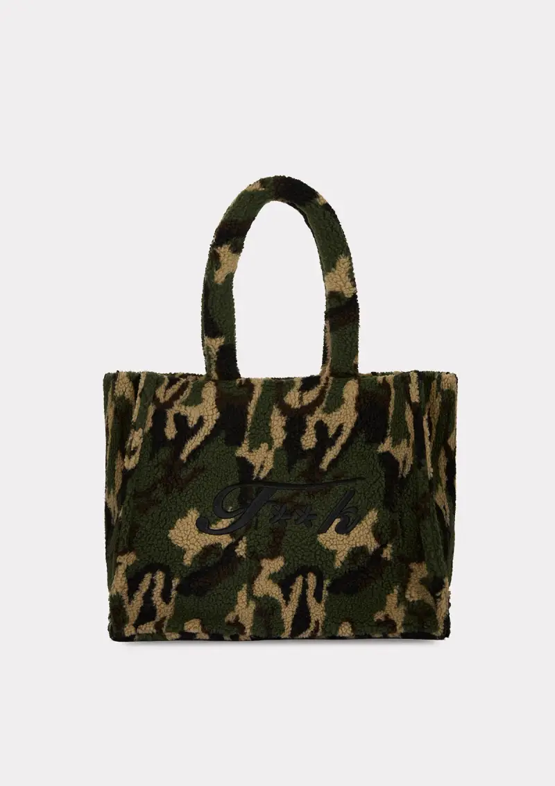 Maxi Bag Donna F**K Verde Militare WW0001-MG