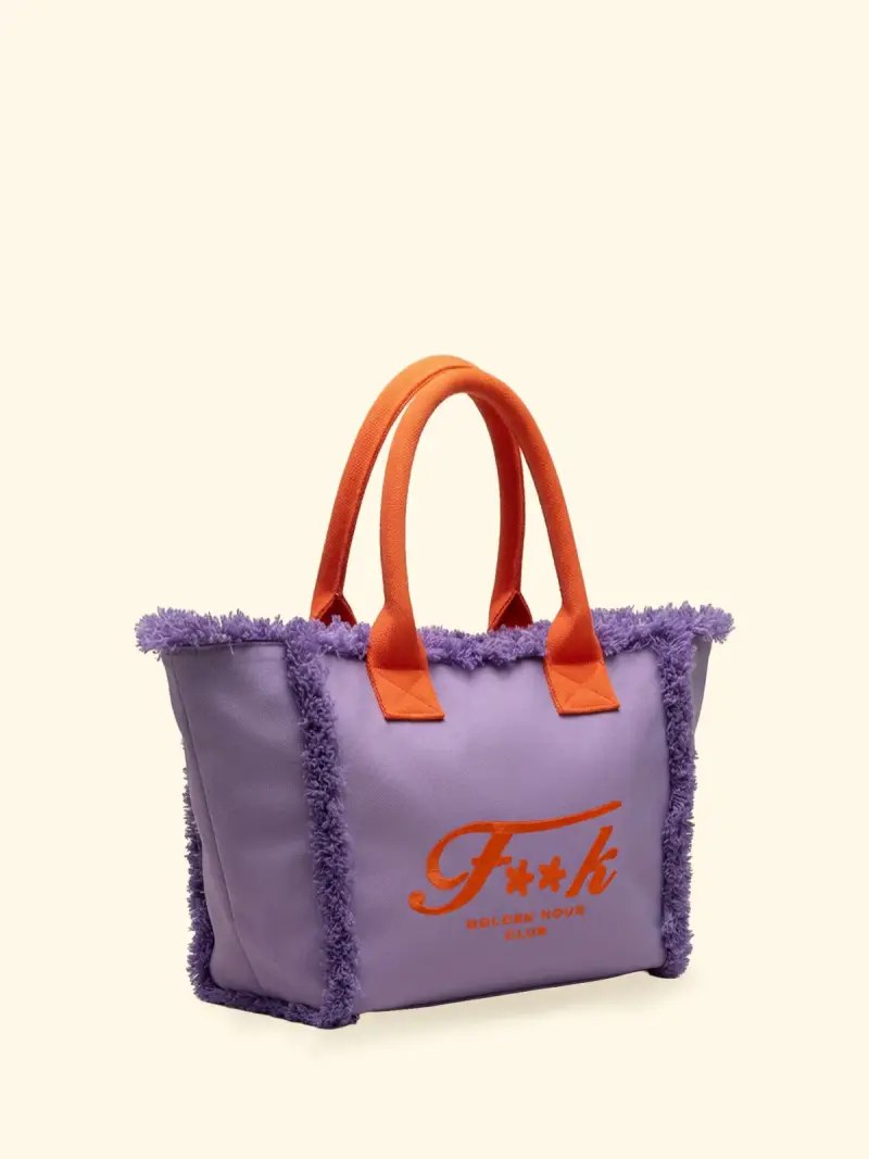 Maxi Bag Donna F**K Viola SW0101-VI miniatura 2