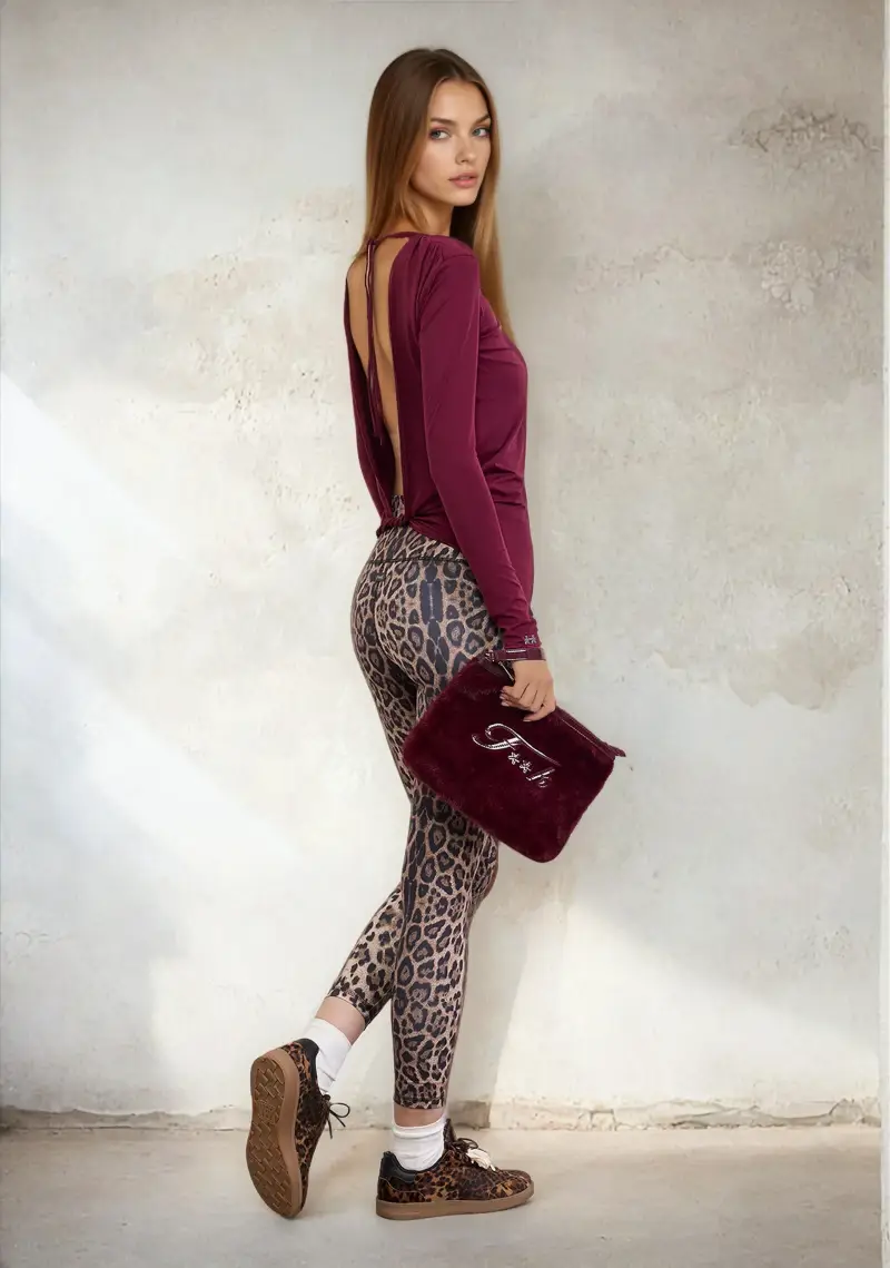 F**K Pochette Donna Bordeaux 4376645 miniatura 4