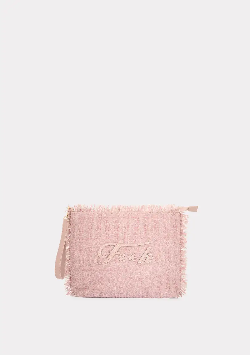 Maxi Pochette Donna F**K Light Pink WW0085-LP