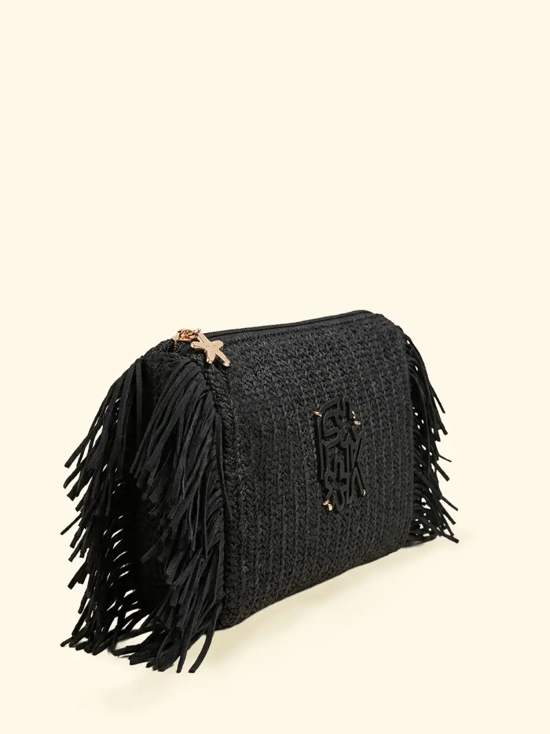 Maxi Pochette Donna F**K Nera SW0050-BK miniatura 2