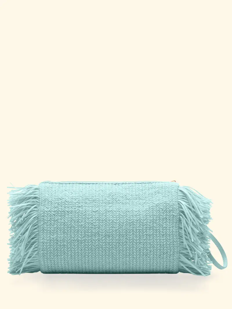 Maxi Pochette Donna F**K Verde Acqua SW0050-AQ miniatura 3