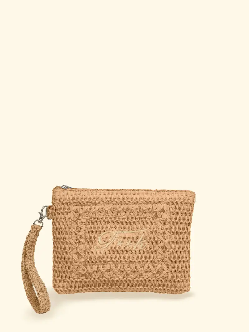 Mini Pochette Donna F**K Beige SW0007-BG